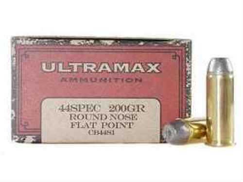 44 Special 50 Rounds Ammunition Ultramax 200 Grain Lead